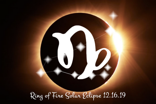 New Moon in Capricorn & Ring of Fire Solar Eclipse Dec 26 2019 ...