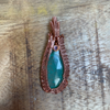 Chrysoprase & Amethyst Pendant