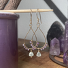 Amethyst & Prasiolite 14K Gold Filled Earring