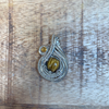 Solar Plexus Pendant, Tigers Eye & Citrine Pendant