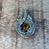 Solar Plexus Pendant, Tigers Eye & Citrine Pendant