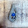 Third Eye Chakra Sterling Silver Wire Weave Pendant