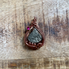 Pyrite & Fire Opal Pendant