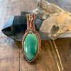 Variscite and Smokey Quartz Pendant