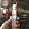 7 Chakra Selenite Wand, Healing Tool, Altar Tool